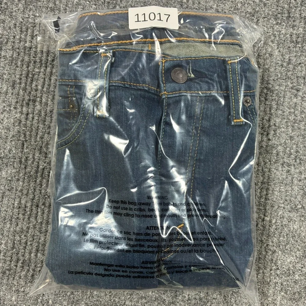 Levi's 510 Mens Skinny Jeans Size 33x32 Medium Wash Stretch Denim Mid Rise